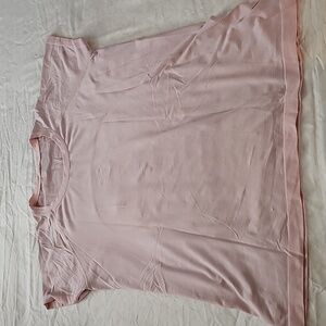 Lululemon Pink Striped T-Shirt